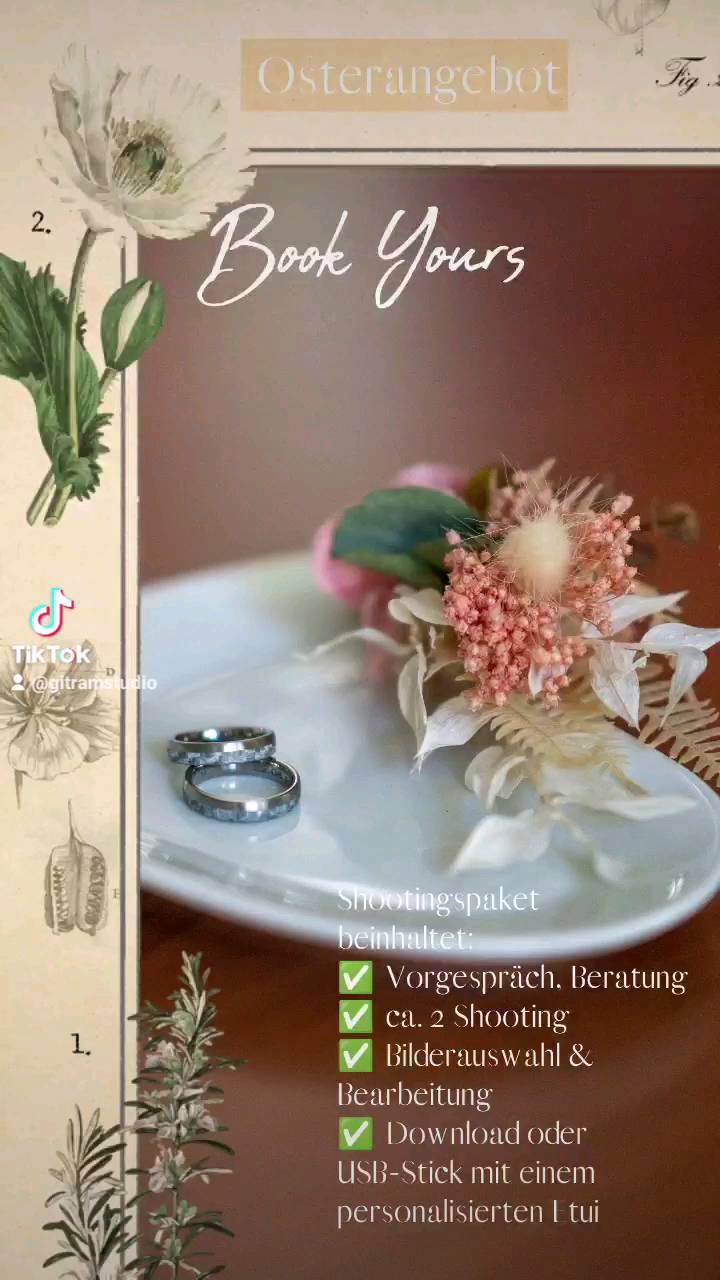 Es sind noch wenige Termine frei... buchen unter www.gitram-studio.de oder per DM!
.
.
.
.
#sony 
#sony_alpha
#neewer 
#tamron 
#germany 
#dji 
#stuttgart 
#ludwigsburg 
#bietigheimbissingen
#Ingersheim 
#عکاسی
#ostern 
#hochzeit 
#verlobung 
#fotografie 
#videografie